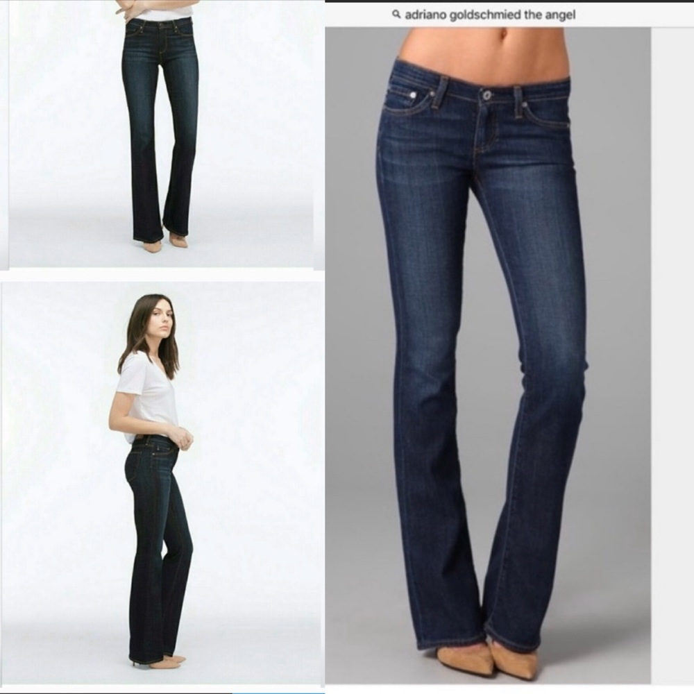 Ag Adriano Goldschmied Blue Boot Cut Jeans